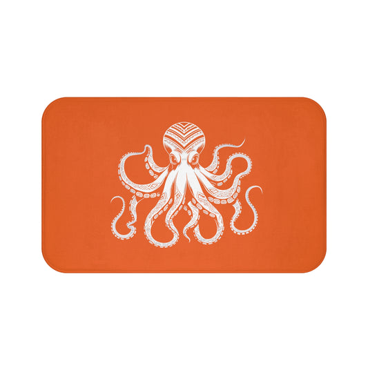 Tribal Bath Mat. Ocean Energy, Tribal Style