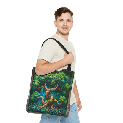 Artistic Surge - Eco-Friendly Canvas Tote Bag - TREE