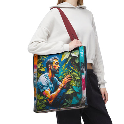 Artistic Surge - Eco-Friendly Canvas Tote Bag - LOVE FOR NATURE