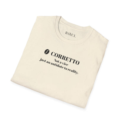 CoffeeTherapy T-Shirt – Irony Is the Best Cure (Right After Coffee)