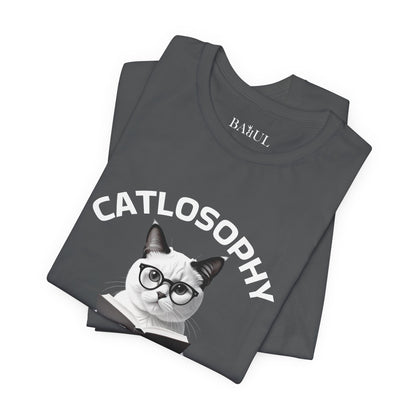 Catlosophy Unisex Jersey Short Sleeve Tee –  "Resting isn't Lazy" Design