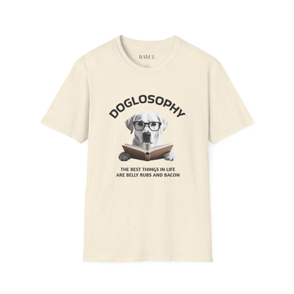 Doglosophy  Unisex Softstyle T-Shirt - "The Best Things in Life" Design