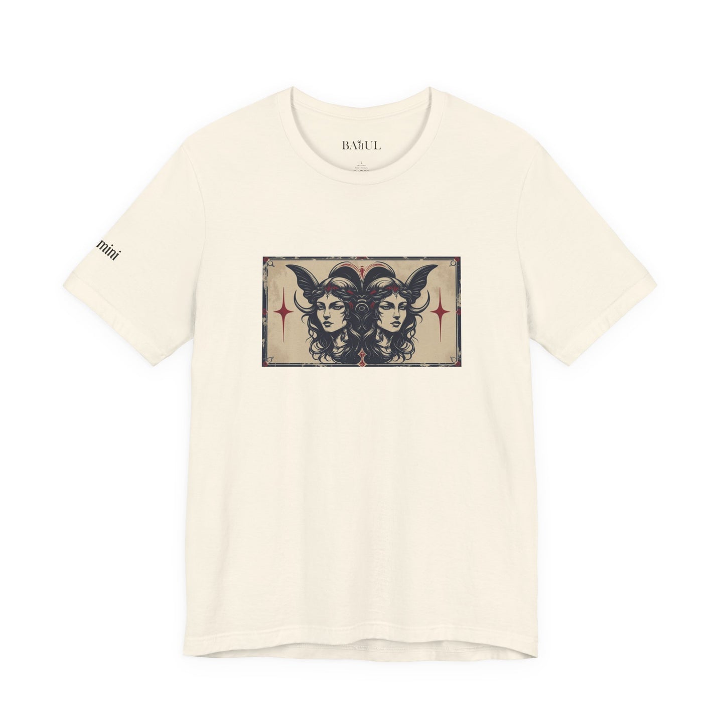 Gemini - Gothic Zodiac T-Shirt. Zodiac in the Shadows