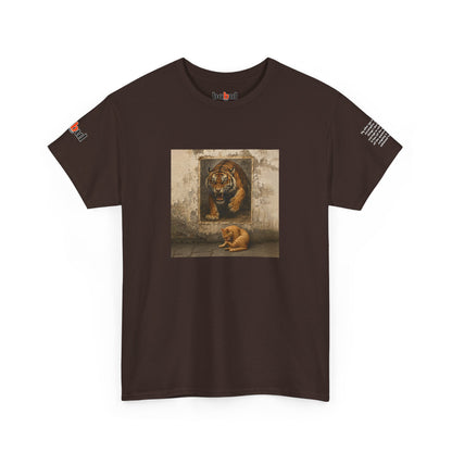 Rebel Graphic Tee - Unisex Heavy Cotton T-Shirt for the Wild at Heart. Rebel Tees, Born to Be Worn