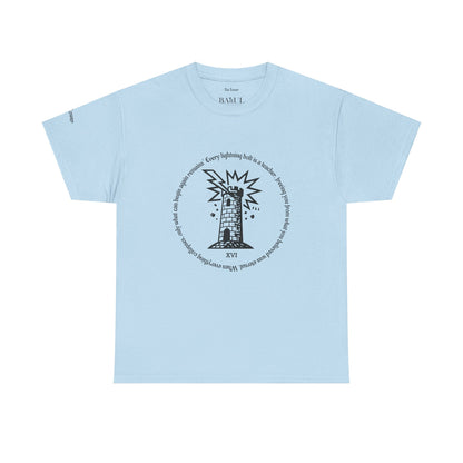 The Tower - ArcanaPop T-Shirt – Where Tarot Magic Meets Pop Art