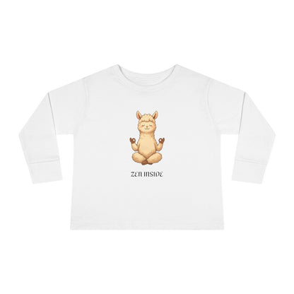Zen Inside Long Sleeve Tee - ALPACA