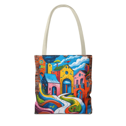 Artistic Surge - Eco-Friendly Canvas Tote Bag - HOUSES