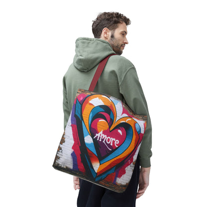 Artistic Surge - Eco-Friendly Canvas Tote Bag - HEART