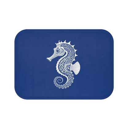 Tribal Bath Mat. Ocean Energy, Tribal Style