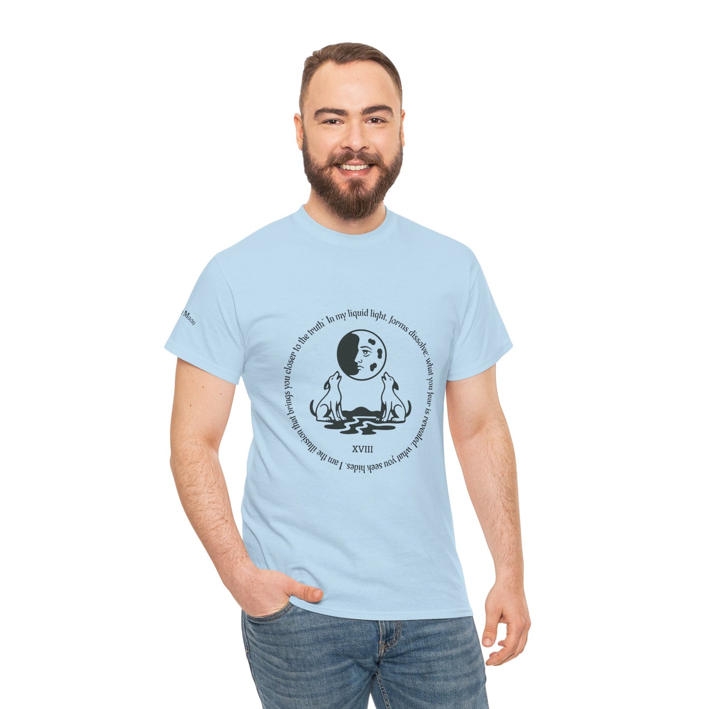 The Moon - ArcanaPop T-Shirt – Where Tarot Magic Meets Pop Art