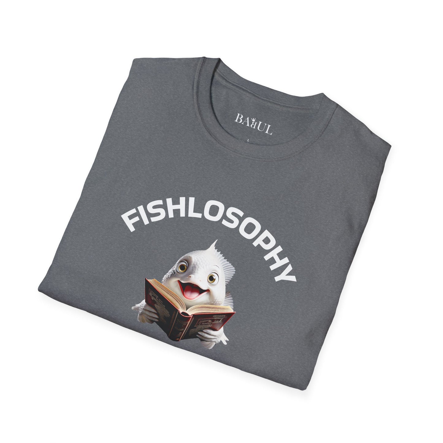 Fishlosophy Unisex T-Shirt - Ocean Vibes and Life's Questions Design - PEARLS OF WISDOM FROM THE FISH WORLD