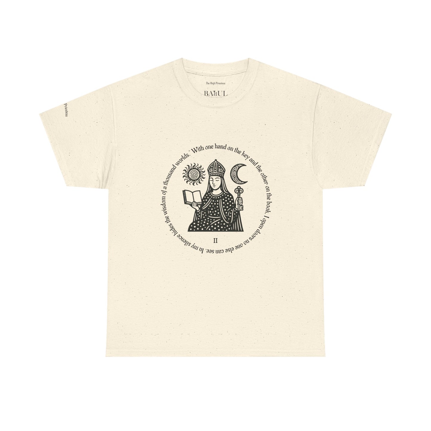 The High Priestess - ArcanaPop T-Shirt – Where Tarot Magic Meets Pop Art