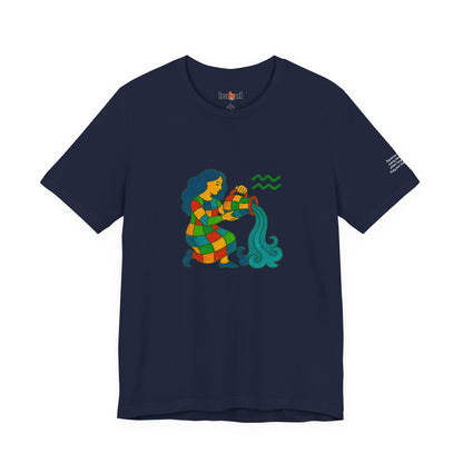 AQUARIUS - T-shirt, The Zodiac Signs According to Saint Phalle