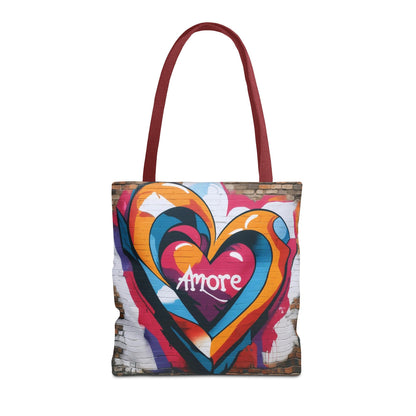 Artistic Surge - Eco-Friendly Canvas Tote Bag - HEART