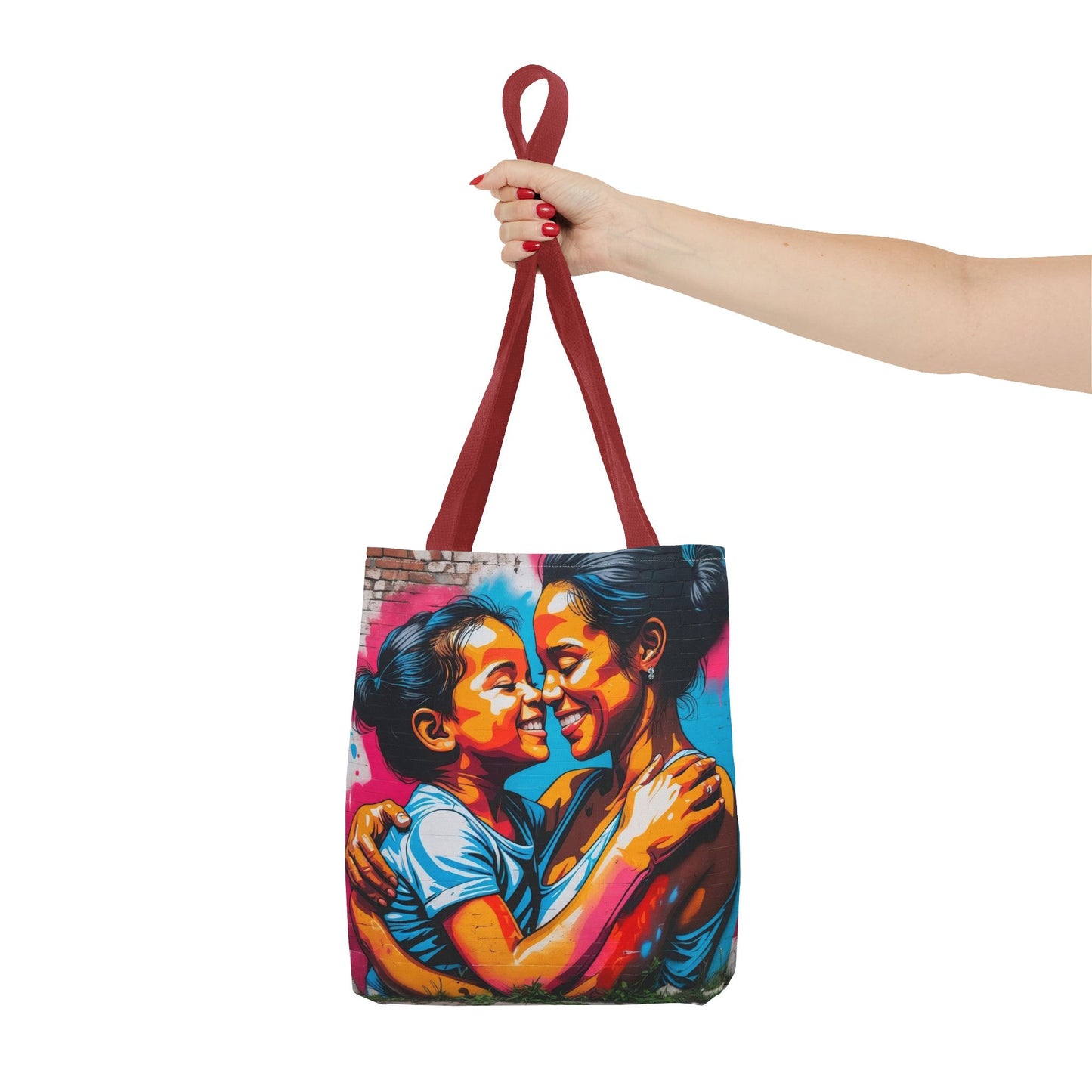 Artistic Surge - Eco-Friendly Canvas Tote Bag - SMILING HUG