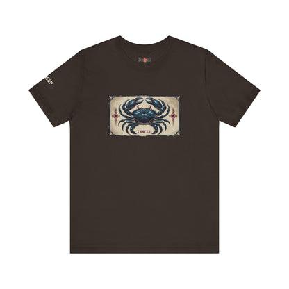 Cancer - Gothic Zodiac T-Shirt. Zodiac in the Shadows