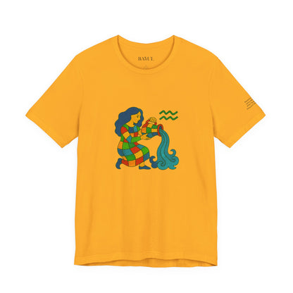 AQUARIUS - T-shirt, The Zodiac in Colors