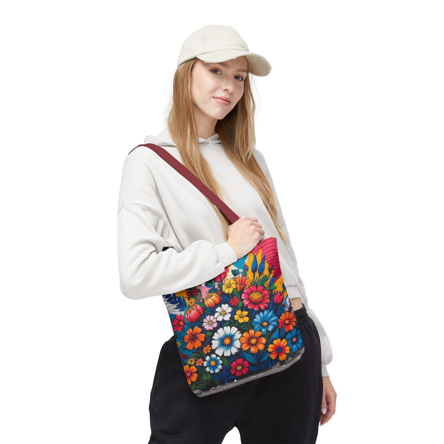 Artistic Surge - Eco-Friendly Canvas Tote Bag - FLOWERS