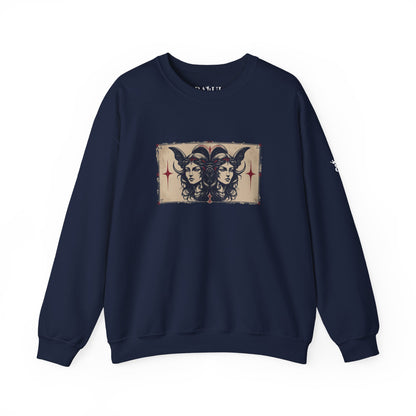 Gemini - Gothic Zodiac Blue Sweatshirt