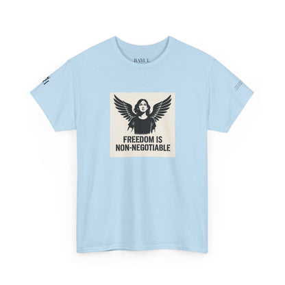 Rebel Graphic Tee - Unisex Heavy Cotton T-Shirt for the Wild at Heart. Rebel Tees, Born to Be Worn - FREEDOM IS NON-NEGOTIABLE