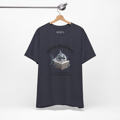 Fishlosophy Unisex Jersey Short Sleeve Tee –  See the vastness even in small spaces