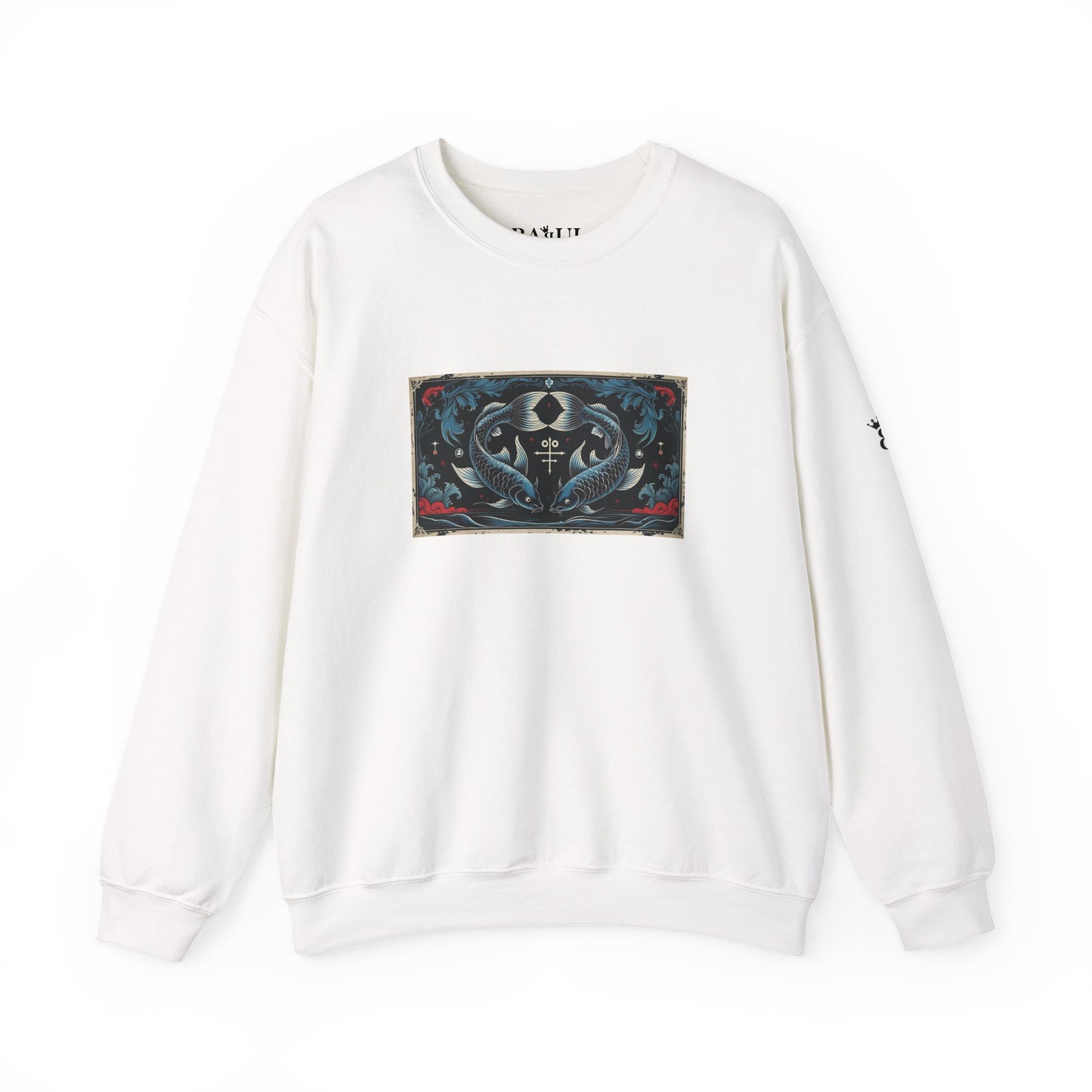 Pisces - Gothic Zodiac Blue Sweatshirt