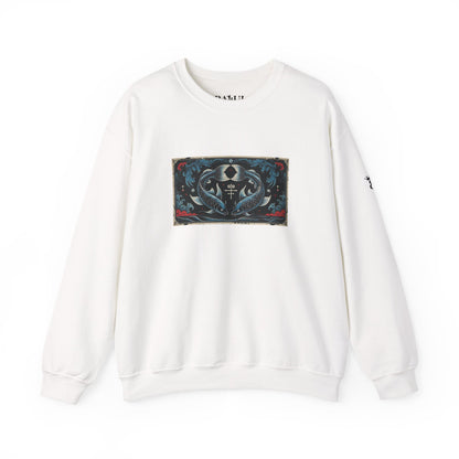 Pisces - Gothic Zodiac Blue Sweatshirt