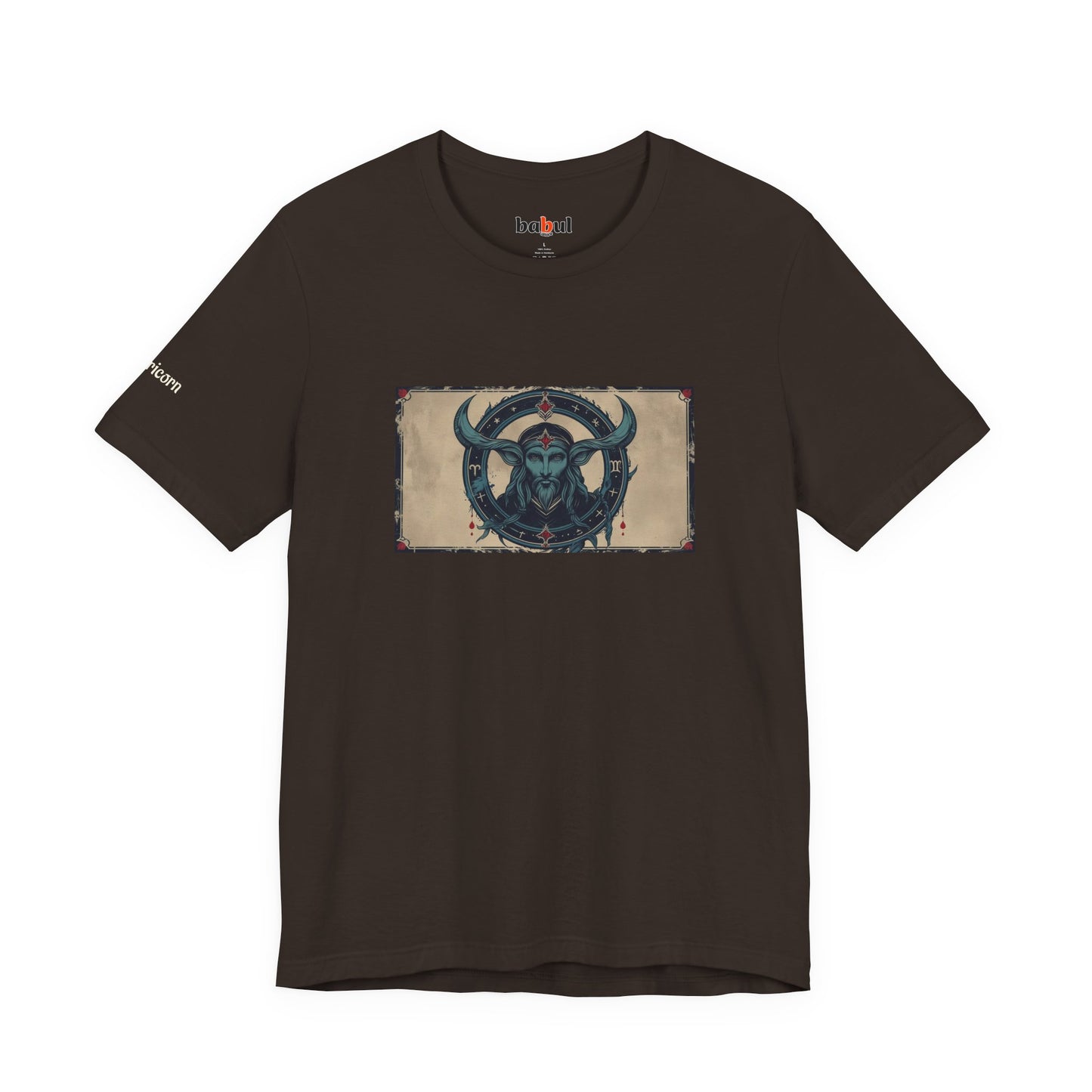 Capricorn - Gothic Zodiac T-Shirt. Zodiac in the Shadows