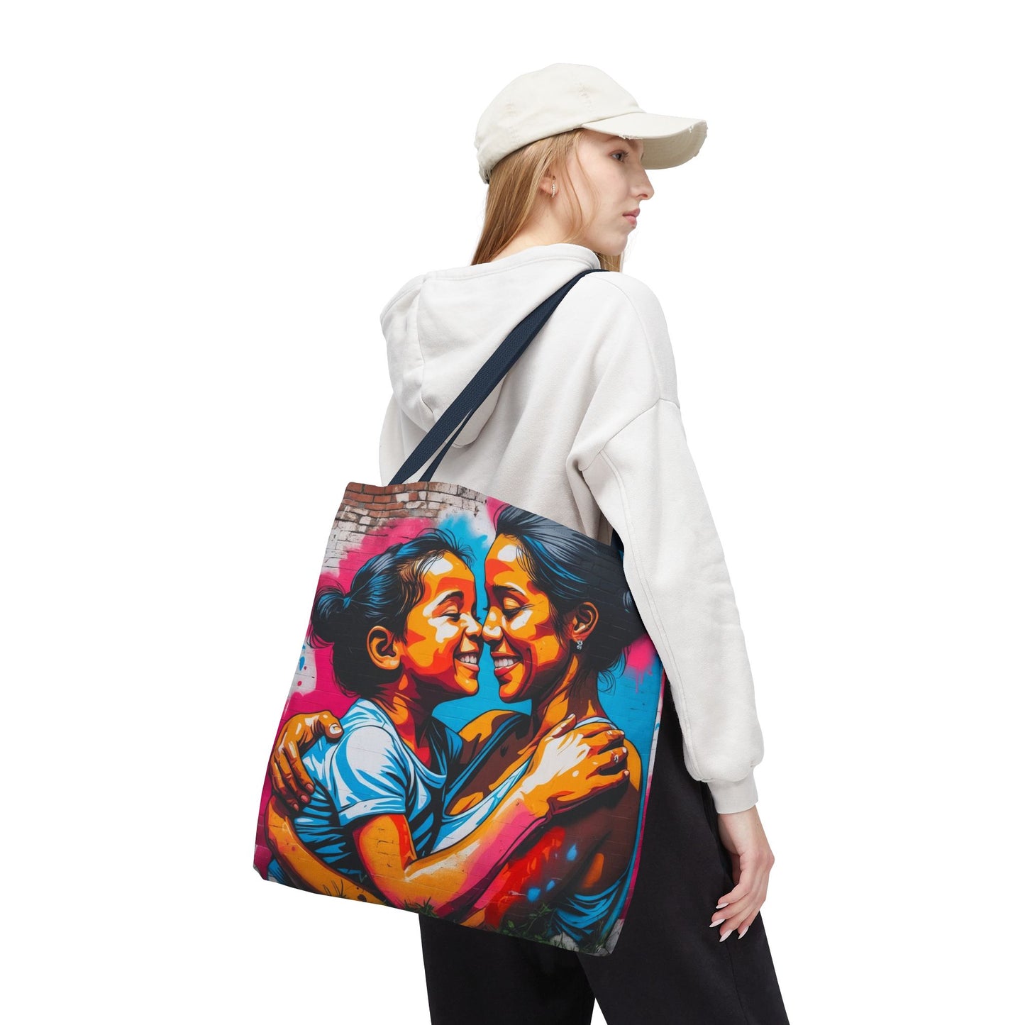 Artistic Surge - Eco-Friendly Canvas Tote Bag - SMILING HUG