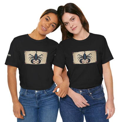 Scorpio - Gothic Zodiac T-Shirt. Zodiac in the Shadows