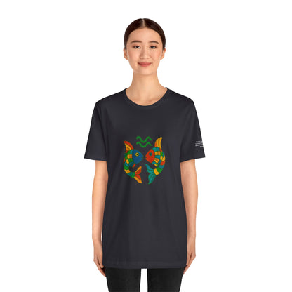 PISCES - T-shirt, The Zodiac in Colors