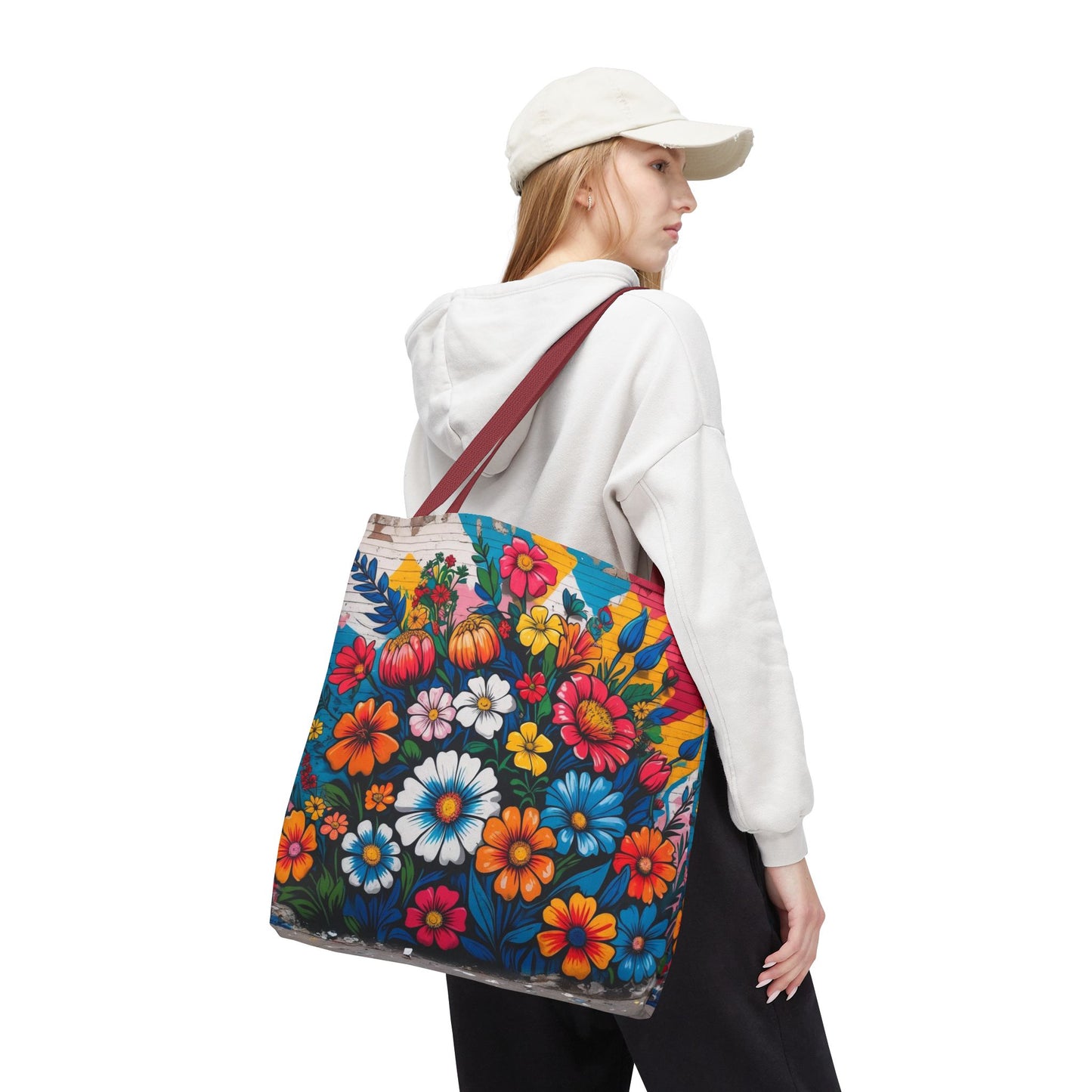 Artistic Surge - Eco-Friendly Canvas Tote Bag - FLOWERS