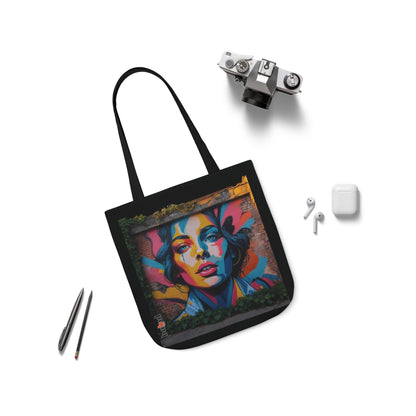 Artistic Surge - Eco-Friendly Canvas Tote Bag - FEMALE FACE