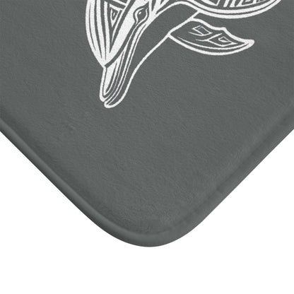 Tribal Bath Mat. Ocean Energy, Tribal Style