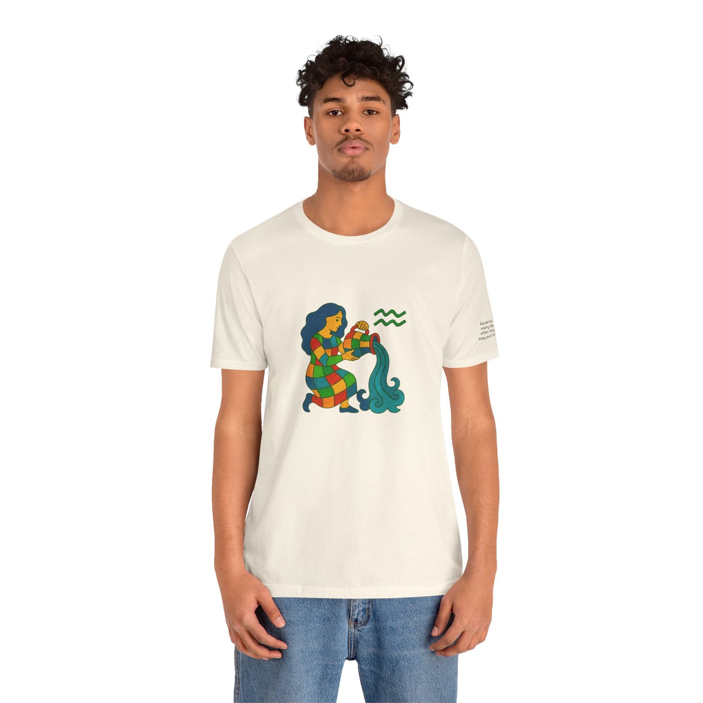 AQUARIUS - T-shirt, The Zodiac in Colors