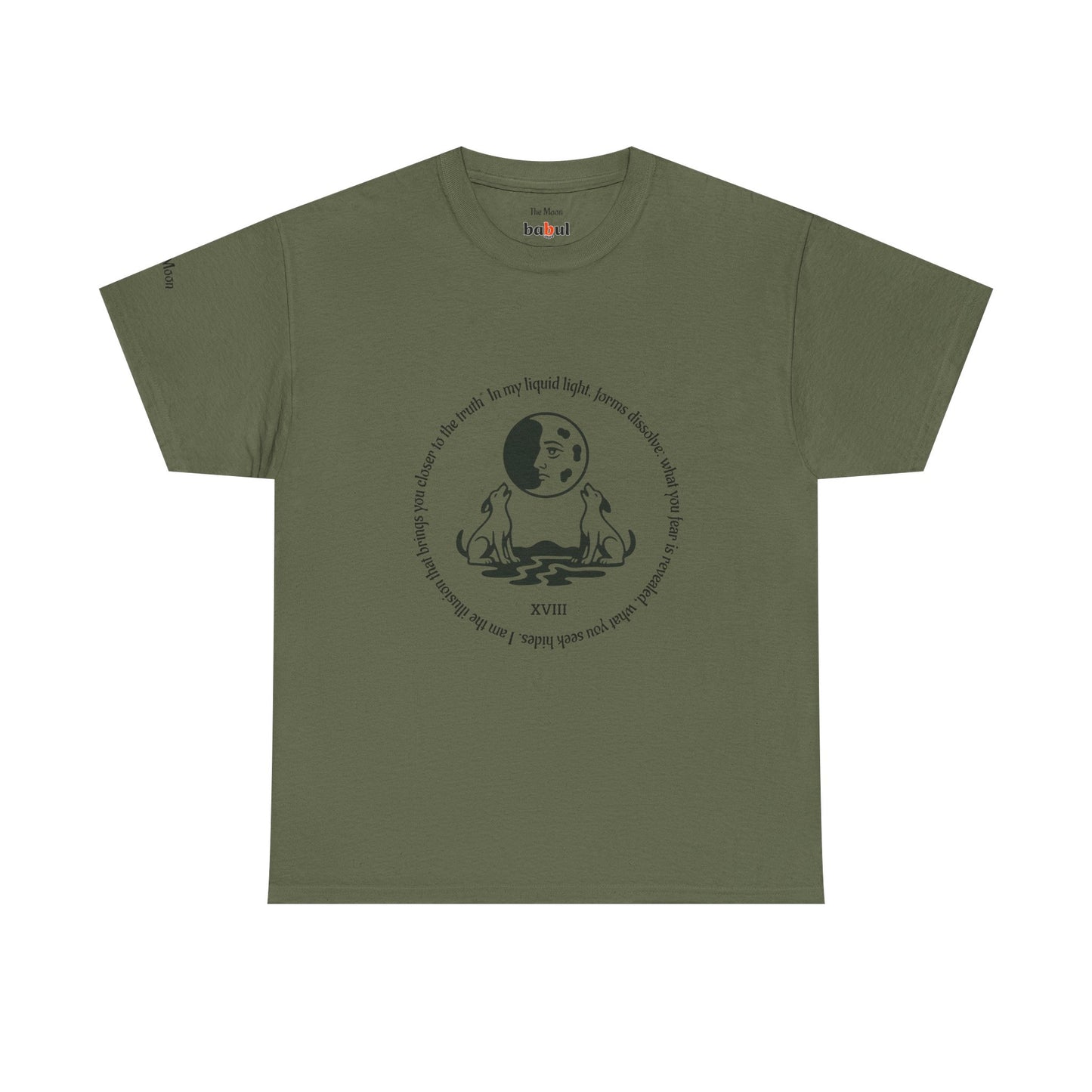The Moon - ArcanaPop T-Shirt – Where Tarot Magic Meets Pop Art