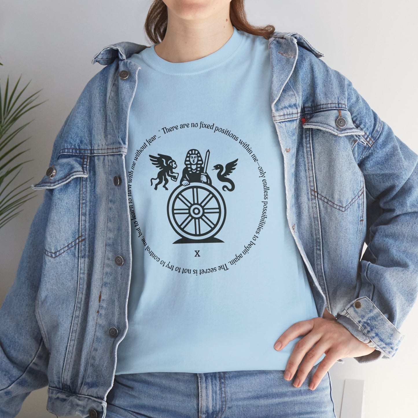 Wheel of Fortune - ArcanaPop T-Shirt – Where Tarot Magic Meets Pop Art