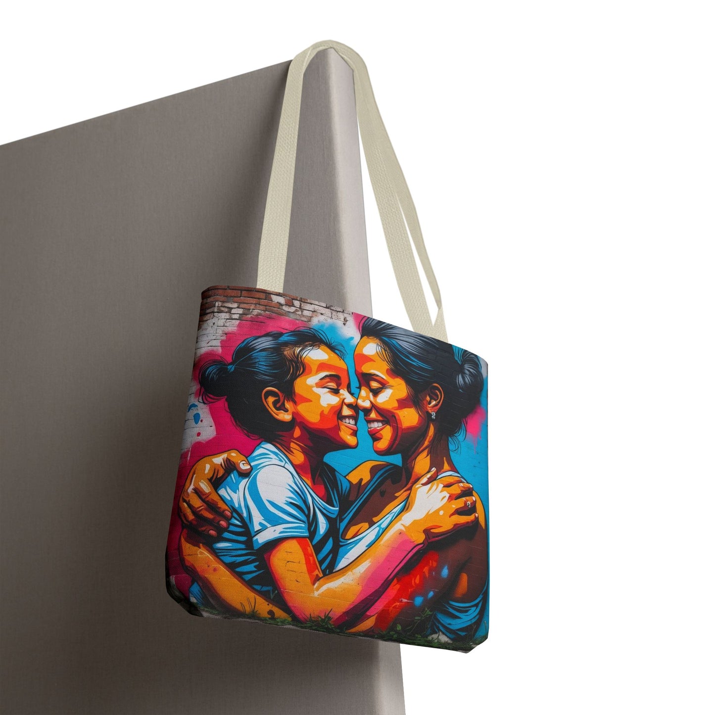 Artistic Surge - Eco-Friendly Canvas Tote Bag - SMILING HUG