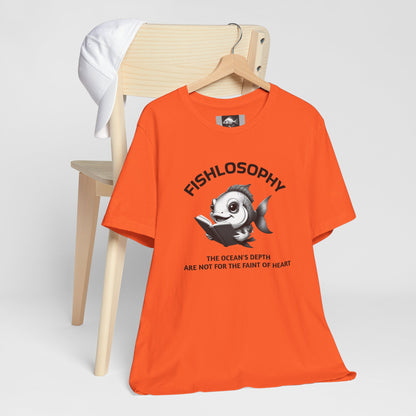 Fishlosophy Unisex Jersey Short Sleeve Tee –  The Ocean' depth is not for the faint of heart