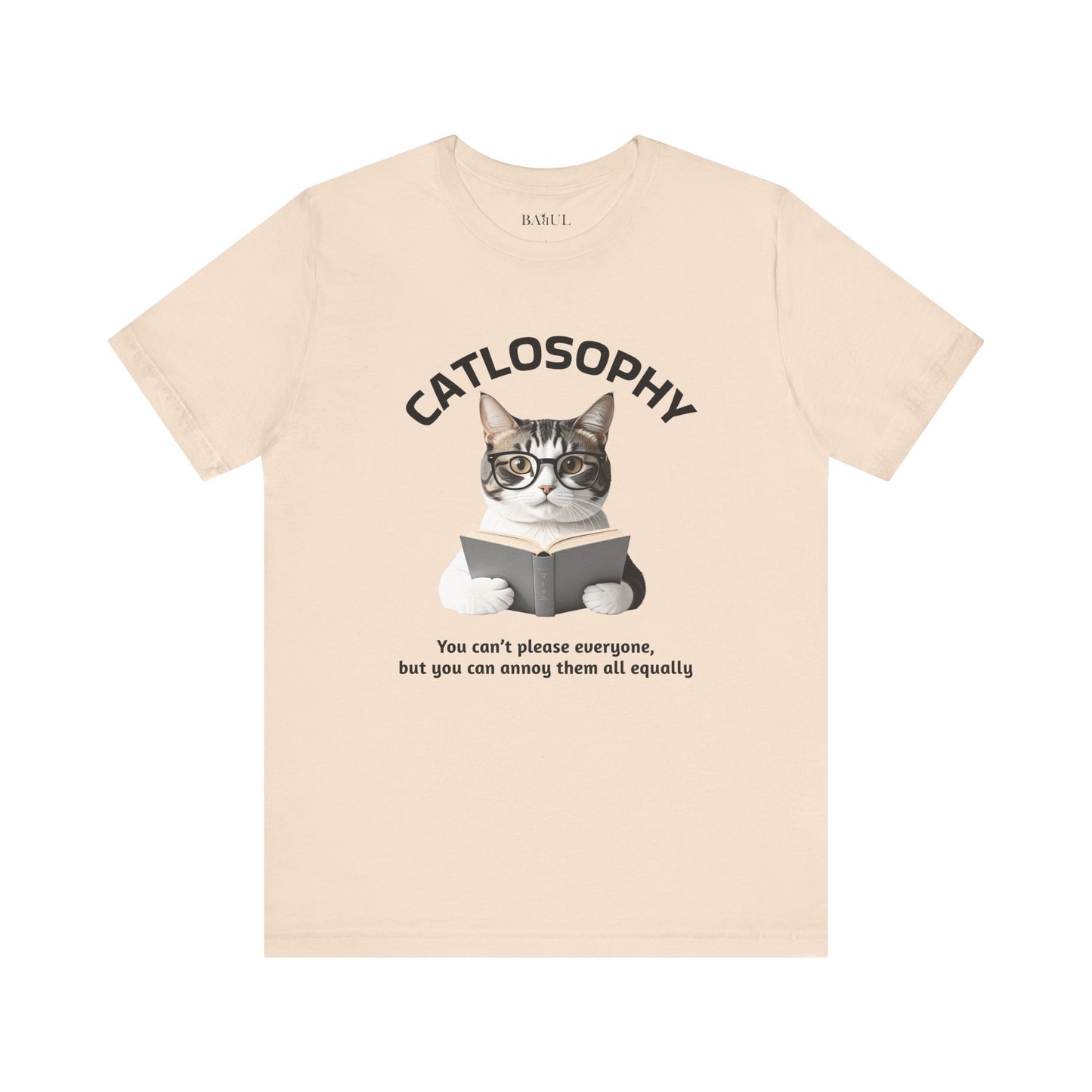 Catlosophy Unisex Jersey Short Sleeve Tee –  "You can't please everyone" Design