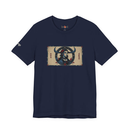 Virgo - Gothic Zodiac T-Shirt. Zodiac in the Shadows