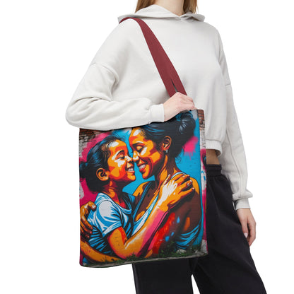 Artistic Surge - Eco-Friendly Canvas Tote Bag - SMILING HUG