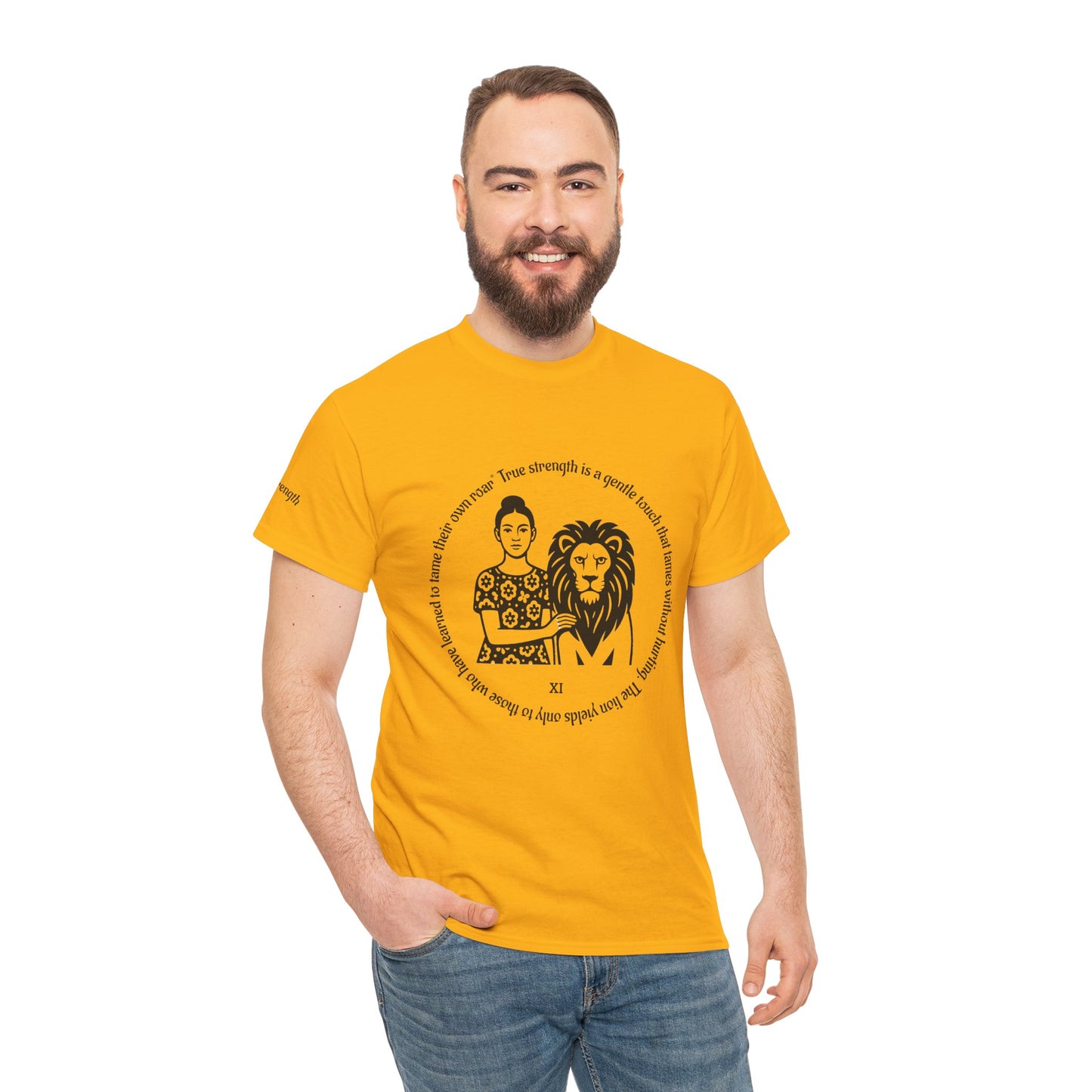 Strength - ArcanaPop T-Shirt – Where Tarot Magic Meets Pop Art