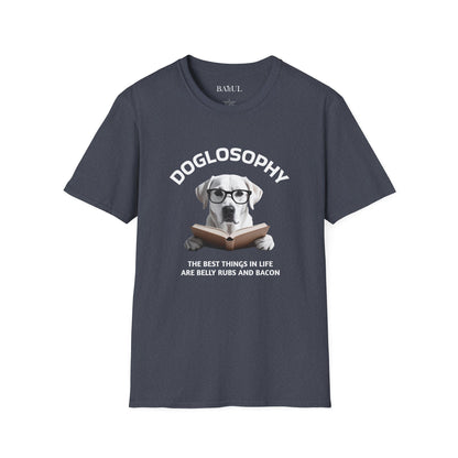 Doglosophy  Unisex Softstyle T-Shirt - "The Best Things in Life" Design