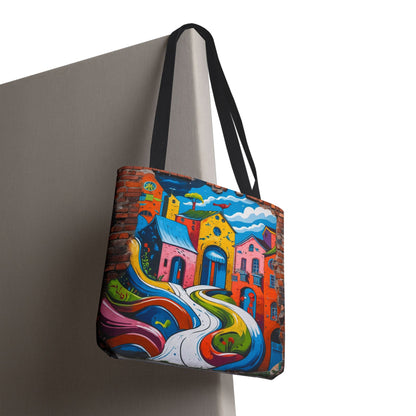 Artistic Surge - Eco-Friendly Canvas Tote Bag - HOUSES