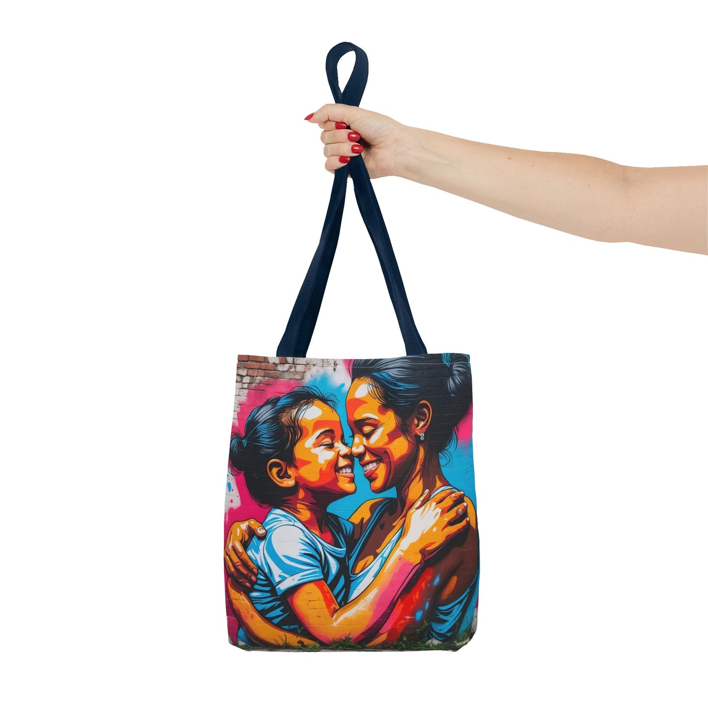 Artistic Surge - Eco-Friendly Canvas Tote Bag - SMILING HUG