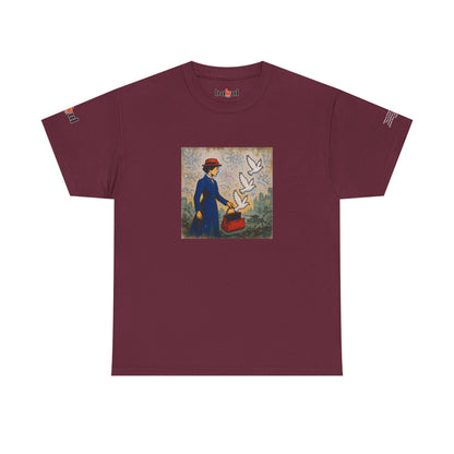 Rebel Graphic Tee - Unisex Heavy Cotton T-Shirt for the Wild at Heart. Rebel Tees, Born to Be Worn