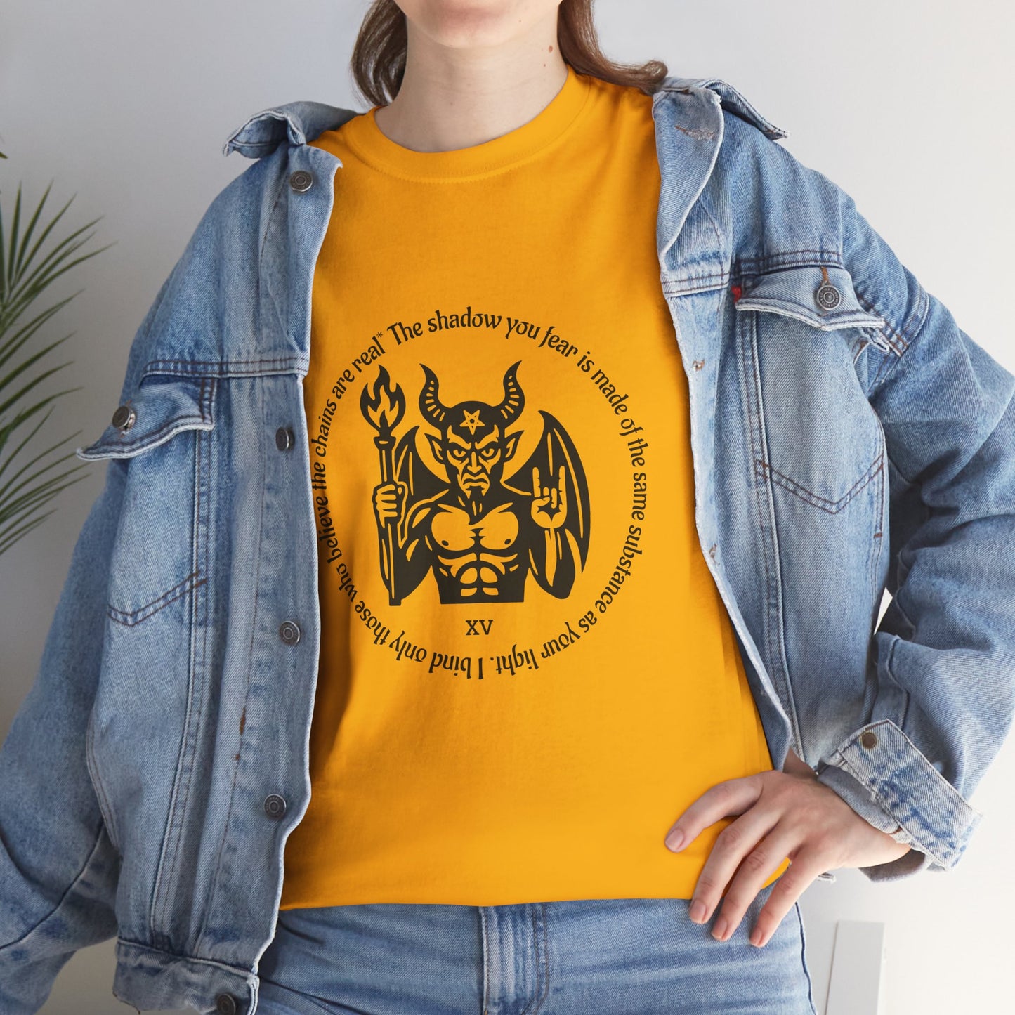 The Devil - ArcanaPop T-Shirt – Where Tarot Magic Meets Pop Art
