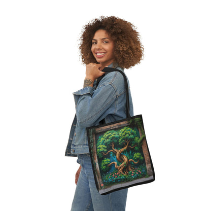 Artistic Surge - Eco-Friendly Canvas Tote Bag - TREE