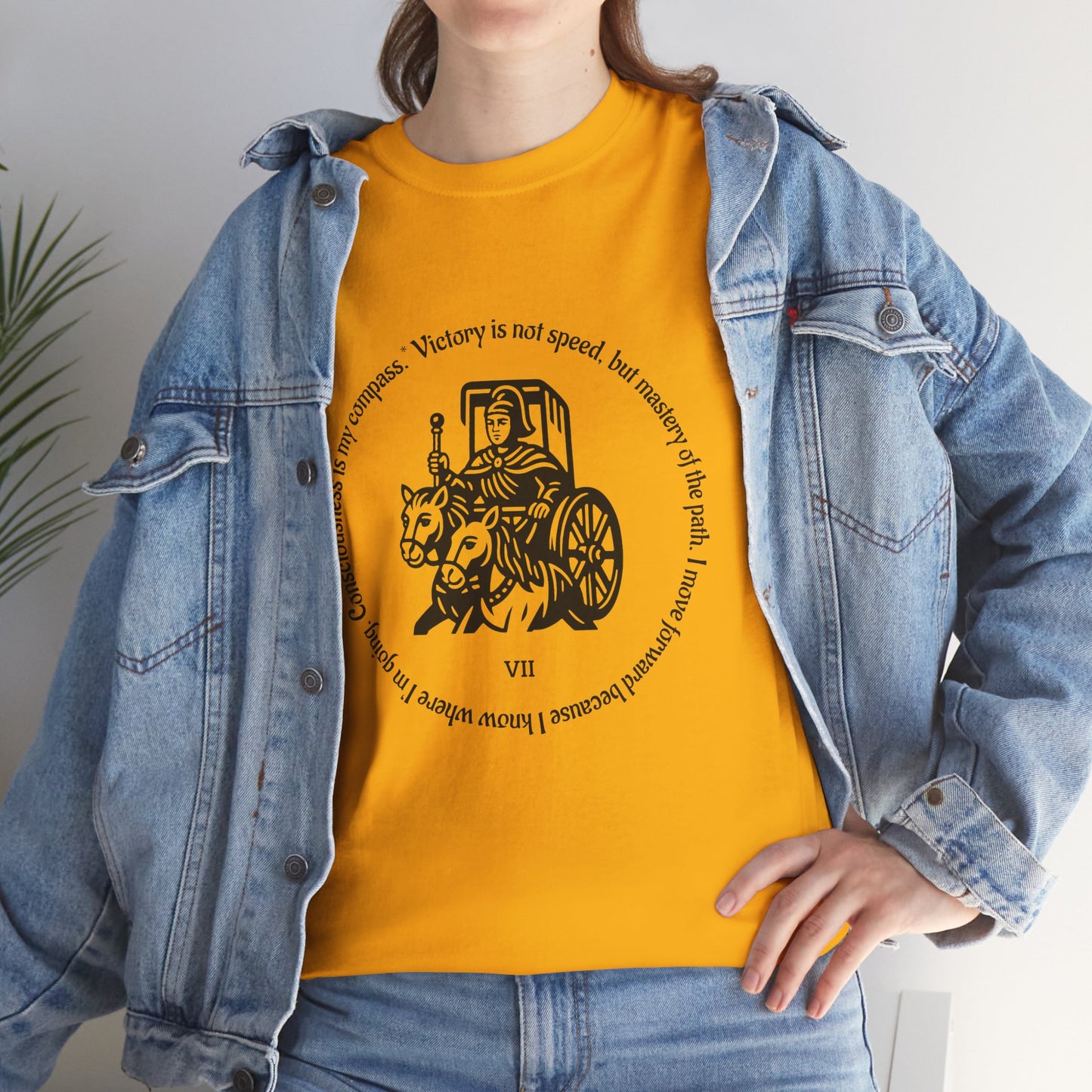 The Chariot - ArcanaPop T-Shirt – Where Tarot Magic Meets Pop Art